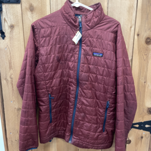 Patagonia NanoPuff Jacket, Men's Medium, Maroon