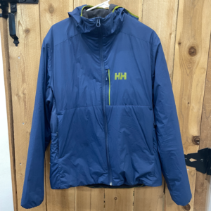Helly Hansen Insulated Jacket, Men's Medium, Blue