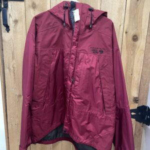 Mountain Hardwear Rain Jacket, Men's Large, Red