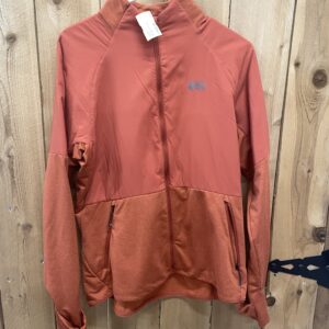 REI Midlayer Zip Up, Women's Large, Orange