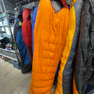 Marmot 0 degree sleeping bag, long, orange/red